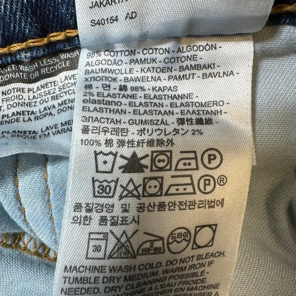 Levi's 502 Taper Fit Jeans Mens Size 34x32 Blue Medium Wash Denim Pants